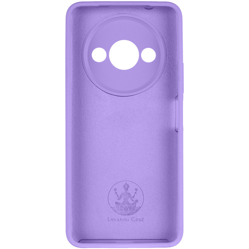 Фото Чохол Silicone Cover Lakshmi Full Camera (AAA) на Xiaomi Redmi A3 (Бузковий / Dasheen) в маназині vchehle.ua