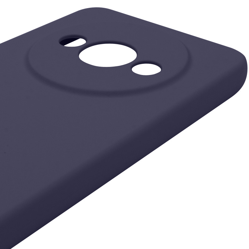 Чохол Silicone Cover Lakshmi Full Camera (AAA) на Xiaomi Redmi A3 (Темно-синій / Midnight blue) в магазині vchehle.ua