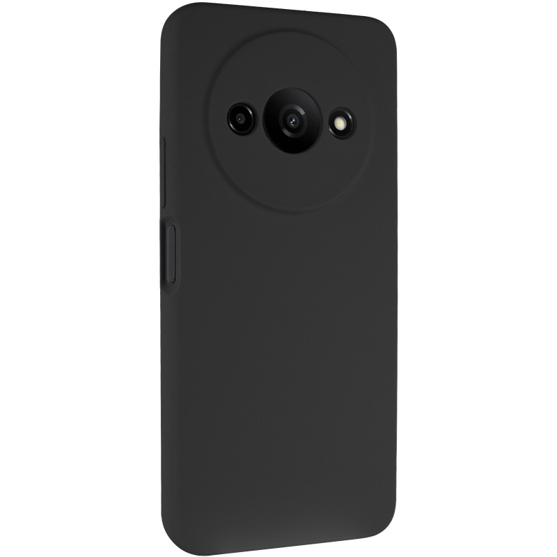 Чохол Silicone Cover Lakshmi Full Camera (AAA) на Xiaomi Redmi A3 (Чорний / Black)