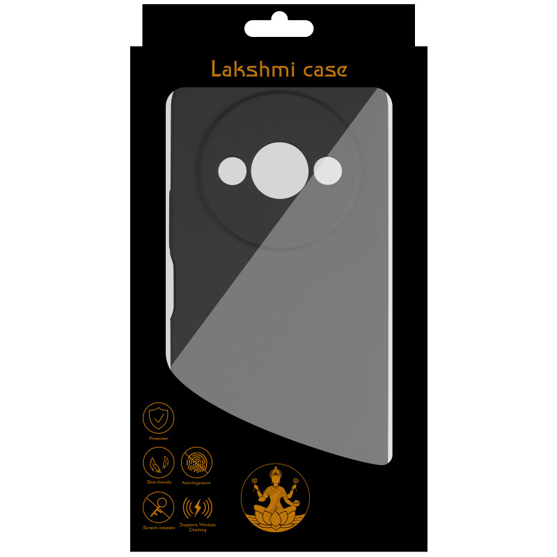 Фото Чохол Silicone Cover Lakshmi Full Camera (AAA) на Xiaomi Redmi A3 (Чорний / Black) в маназині vchehle.ua