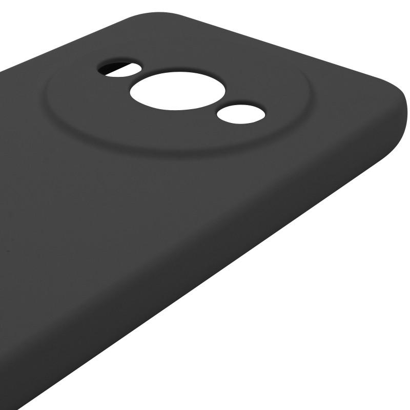 Купити Чохол Silicone Cover Lakshmi Full Camera (AAA) на Xiaomi Redmi A3 (Чорний / Black) на vchehle.ua