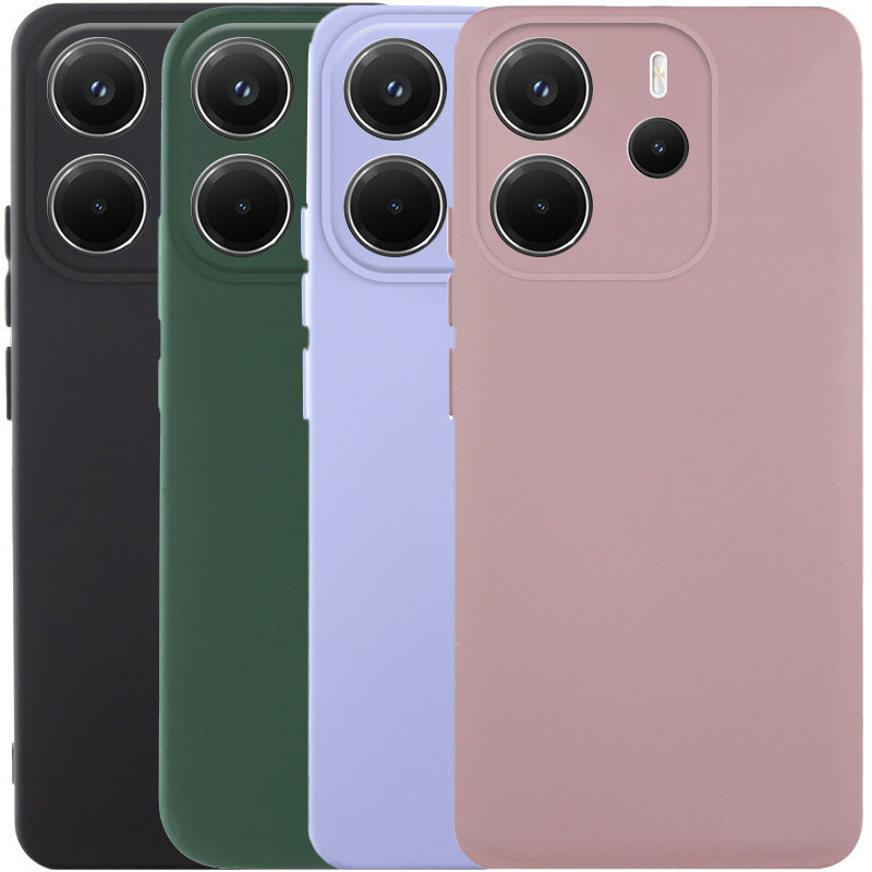 Чохол Silicone Cover Lakshmi Full Camera (AAA) на Xiaomi Redmi Note 14 4G (Int. version)