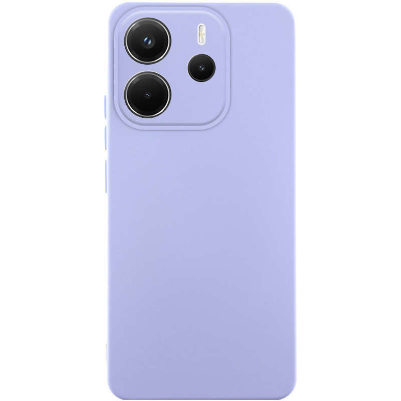 Чохол Silicone Cover Lakshmi Full Camera (AAA) на Xiaomi Redmi Note 14 4G (Int. version) (Бузковий / Dasheen)