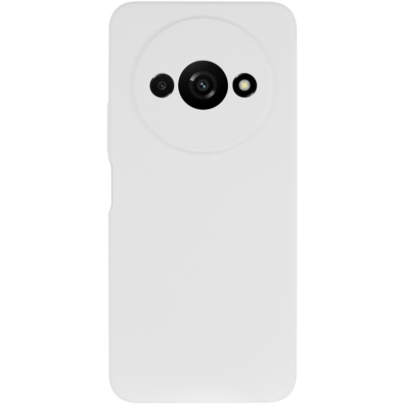 Фото Чохол Silicone Cover Lakshmi Full Camera (AAA) на Xiaomi Redmi A3 (Білий / White) на vchehle.ua