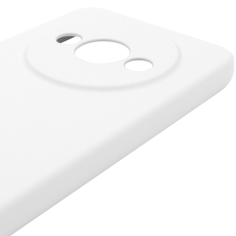 Чохол Silicone Cover Lakshmi Full Camera (AAA) на Xiaomi Redmi A3 (Білий / White) в магазині vchehle.ua