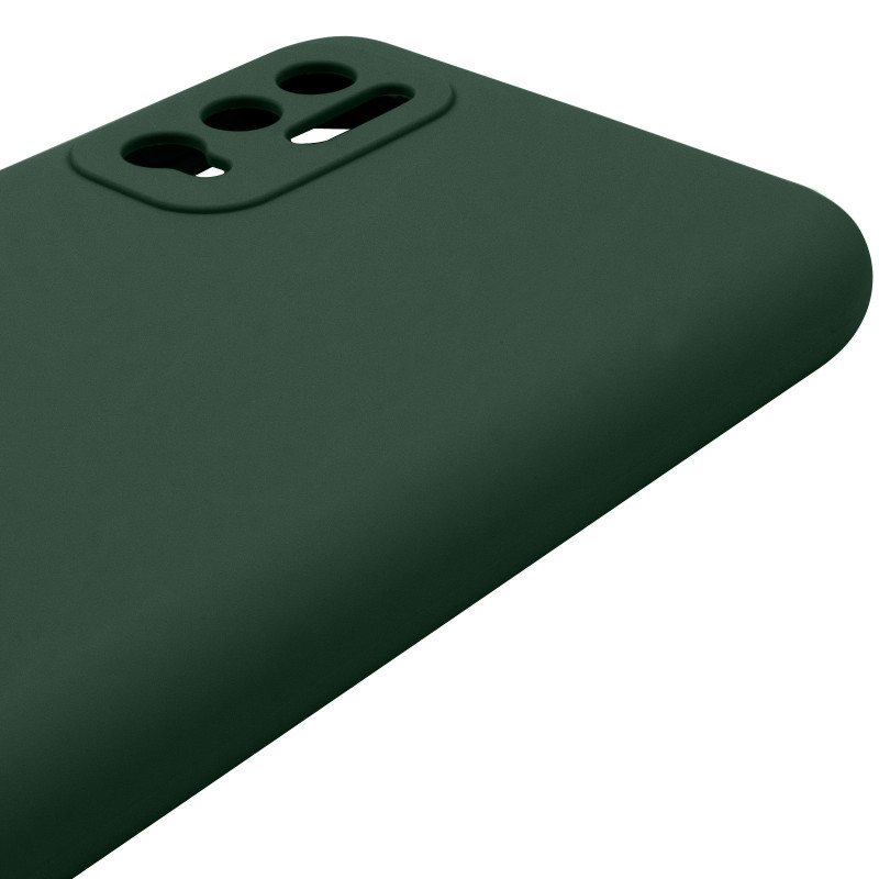 Чехол Silicone Cover Lakshmi Full Camera (AAA) для Xiaomi Redmi Note 10 5G (Зеленый / Cyprus Green) в магазине vchehle.ua