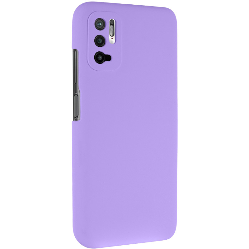 Чехол Silicone Cover Lakshmi Full Camera (AAA) для Xiaomi Redmi Note 10 5G (Сиреневый / Dasheen)