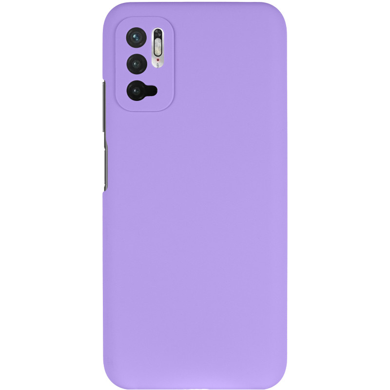 Фото Чехол Silicone Cover Lakshmi Full Camera (AAA) для Xiaomi Redmi Note 10 5G (Сиреневый / Dasheen) на vchehle.ua