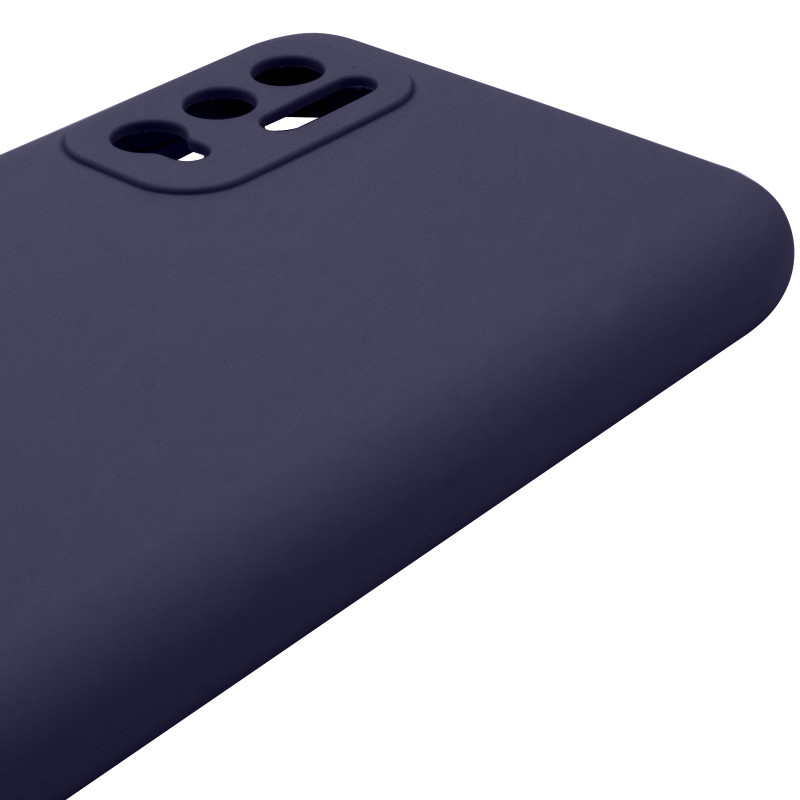 Чехол Silicone Cover Lakshmi Full Camera (AAA) для Xiaomi Redmi Note 10 5G (Темно-синий / Midnight blue) в магазине vchehle.ua
