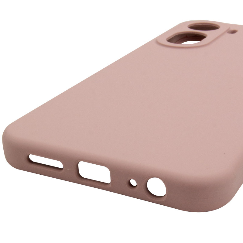 Купити Чохол Silicone Cover Lakshmi Full Camera (AAA) на Xiaomi Redmi A7 Pro 4G / Poco C81 (Рожевий / Pink Sand) на vchehle.ua