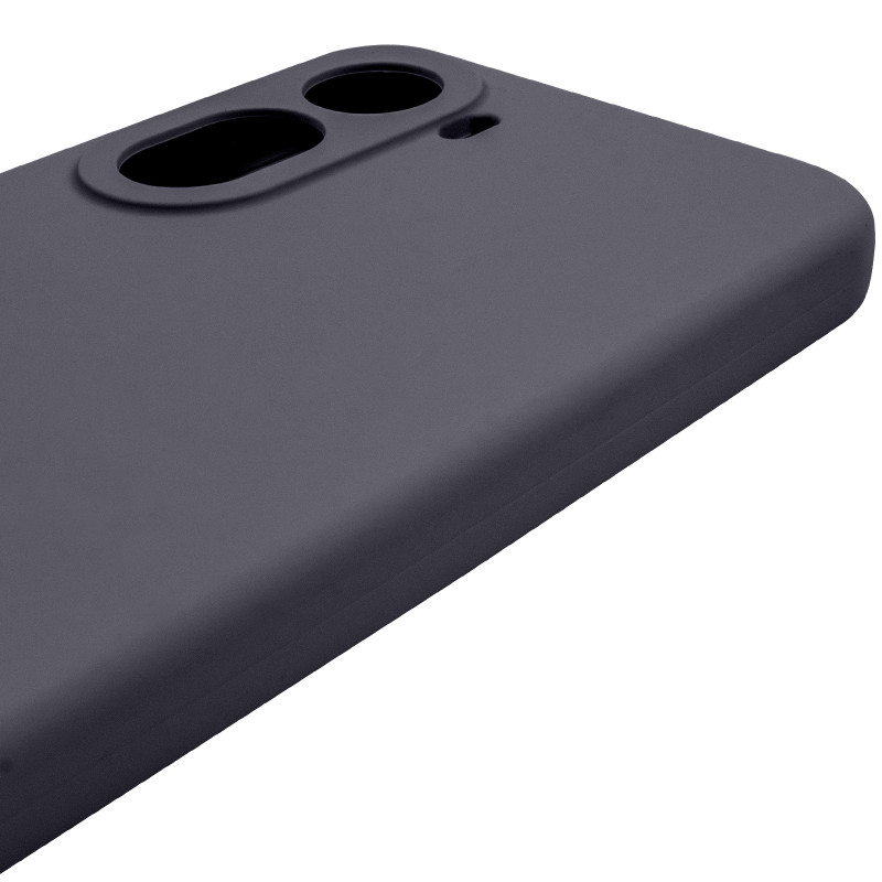 Чохол Silicone Cover Lakshmi Full Camera (AAA) на Xiaomi Redmi A7 Pro 4G / Poco C81 (Сірий / Dark Gray) в магазині vchehle.ua