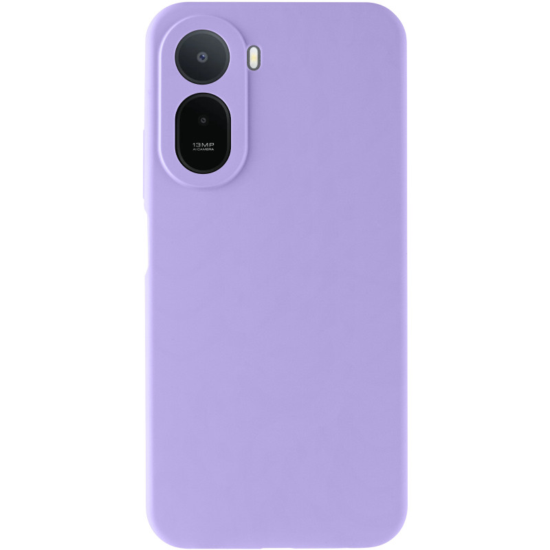Фото Чохол Silicone Cover Lakshmi Full Camera (AAA) на Xiaomi Redmi A7 Pro 4G / Poco C81 (Бузковий / Dasheen) на vchehle.ua