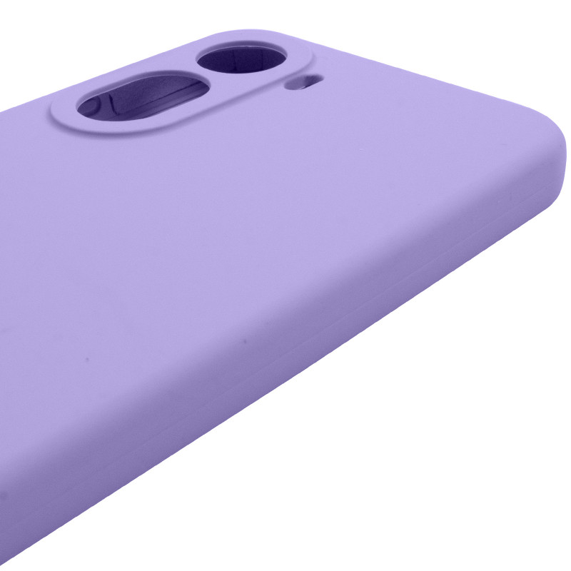 Чохол Silicone Cover Lakshmi Full Camera (AAA) на Xiaomi Redmi A7 Pro 4G / Poco C81 (Бузковий / Dasheen) в магазині vchehle.ua