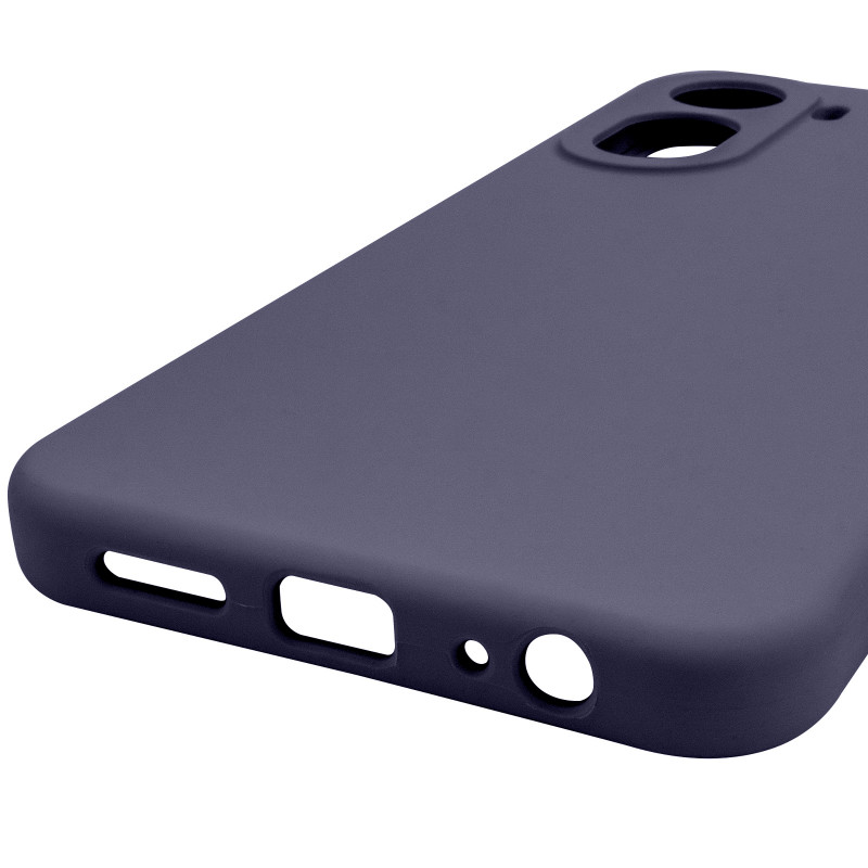 Купити Чохол Silicone Cover Lakshmi Full Camera (AAA) на Xiaomi Redmi A7 Pro 4G / Poco C81 (Темно-синій / Midnight blue) на vchehle.ua