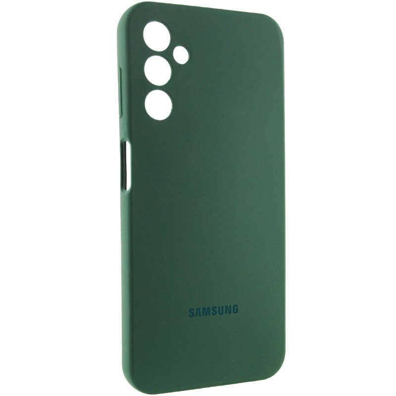 Фото Чохол Silicone Cover Lakshmi Full Camera (AAA) with Logo на Samsung Galaxy A14 4G/5G (Зелений / Cyprus Green) на vchehle.ua