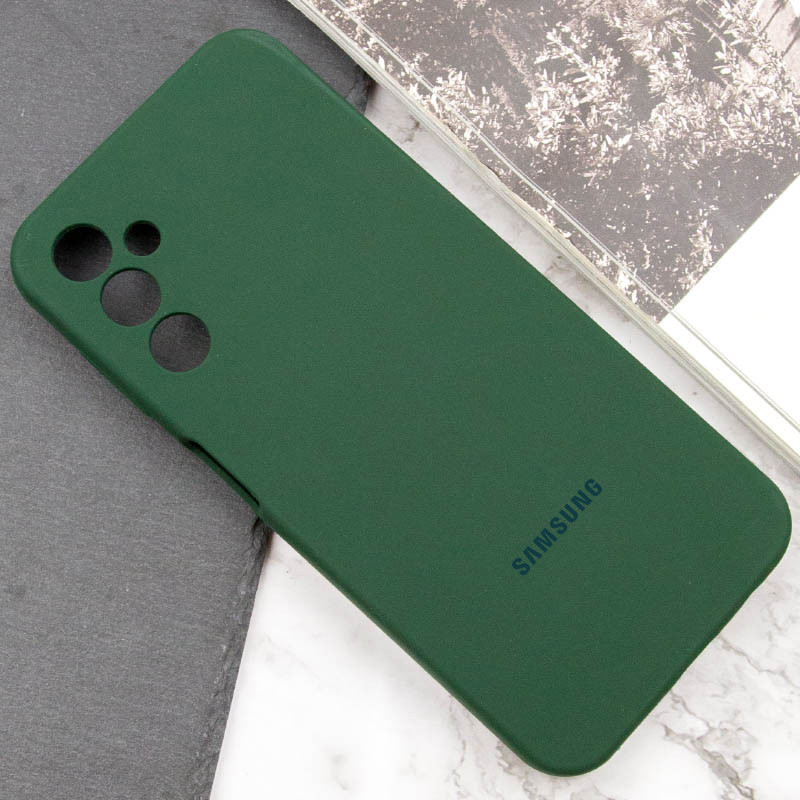 Купити Чохол Silicone Cover Lakshmi Full Camera (AAA) with Logo на Samsung Galaxy A14 4G/5G (Зелений / Cyprus Green) на vchehle.ua