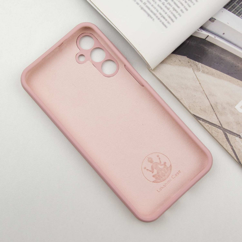 Фото Чохол Silicone Cover Lakshmi Full Camera (AAA) with Logo на Samsung Galaxy A14 4G/5G (Рожевий / Pink Sand) в маназині vchehle.ua