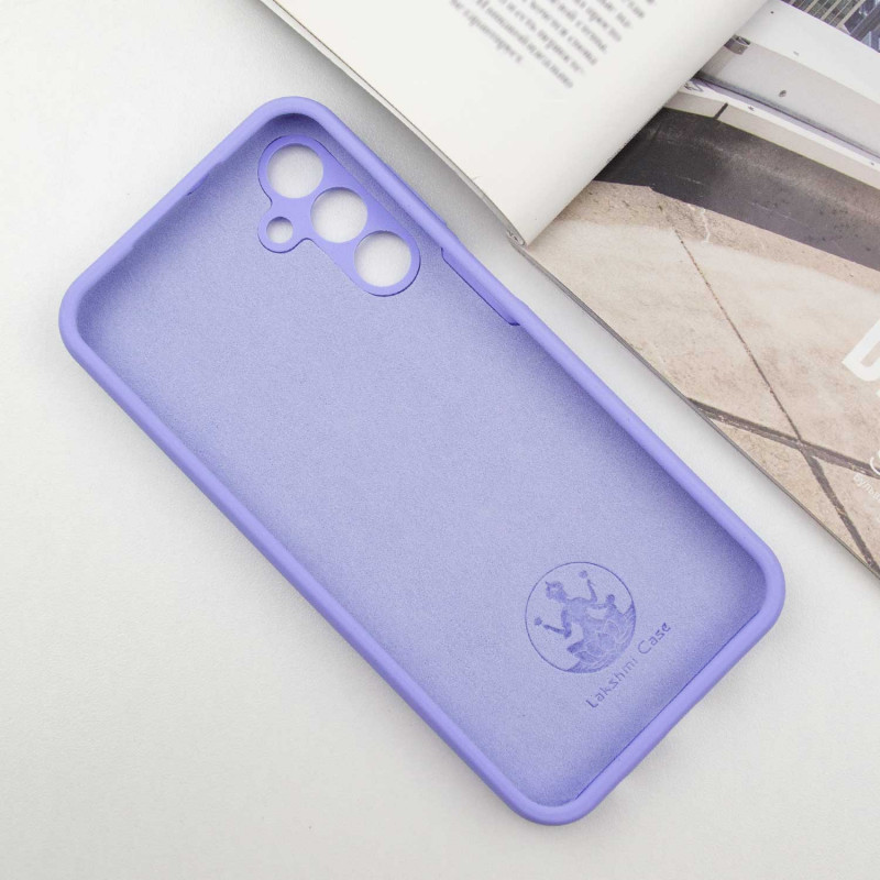 Фото Чохол Silicone Cover Lakshmi Full Camera (AAA) with Logo на Samsung Galaxy A14 4G/5G (Бузковий / Dasheen) в маназині vchehle.ua
