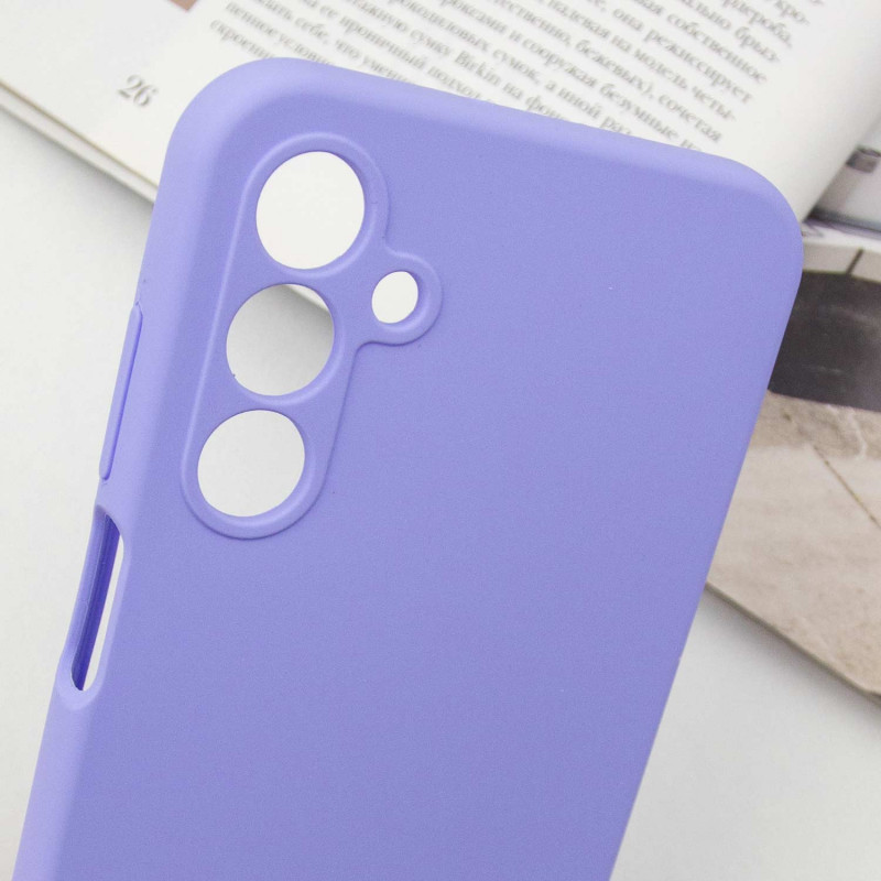 Замовити Чохол Silicone Cover Lakshmi Full Camera (AAA) with Logo на Samsung Galaxy A14 4G/5G (Бузковий / Dasheen) на vchehle.ua