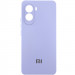 Чехол Silicone Cover Lakshmi Full Camera (AAA) with Logo для Xiaomi Poco M7 (Сиреневый / Dasheen)