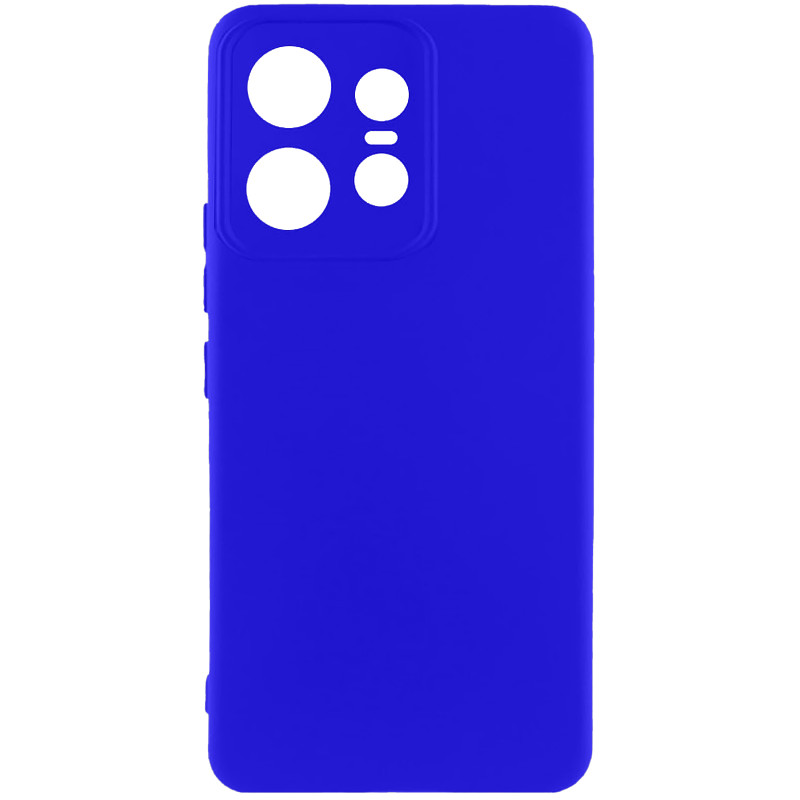 Чехол Silicone Cover Ummi Lakshmi Full Camera (AA) для Motorola Edge 50 Pro (Синий / Iris)