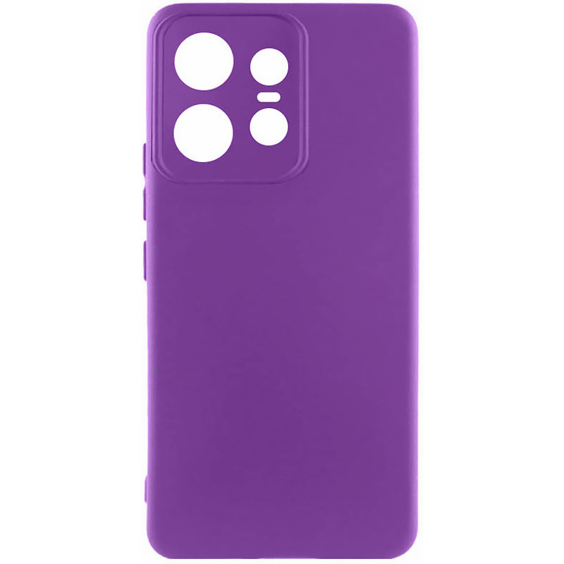 Чехол Silicone Cover Ummi Lakshmi Full Camera (AA) для Motorola Edge 50 Pro (Фиолетовый / Purple)