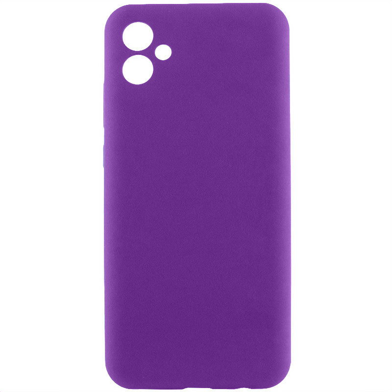Чехол Silicone Cover Ummi Lakshmi Full Camera (AA) для Samsung Galaxy A06 (Фиолетовый / Purple)