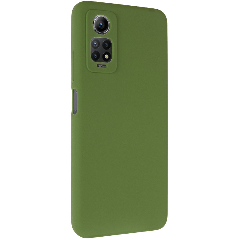 Чехол Silicone Cover Ummi Lakshmi Full Camera (AA) для Xiaomi Redmi Note 12 Pro 4G (Зеленый / Dark green)