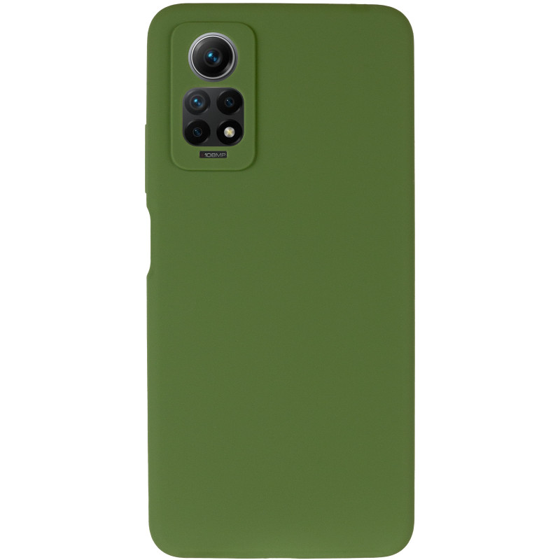 Фото Чехол Silicone Cover Ummi Lakshmi Full Camera (AA) для Xiaomi Redmi Note 12 Pro 4G (Зеленый / Dark green) на vchehle.ua