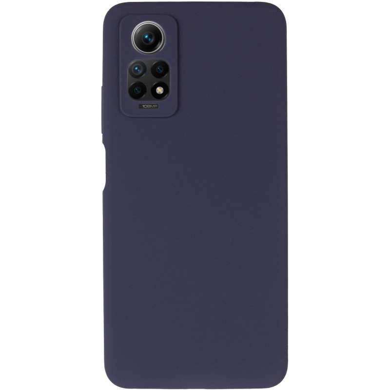 Фото Чехол Silicone Cover Ummi Lakshmi Full Camera (AA) для Xiaomi Redmi Note 12 Pro 4G (Синий / Midnight Blue) на vchehle.ua