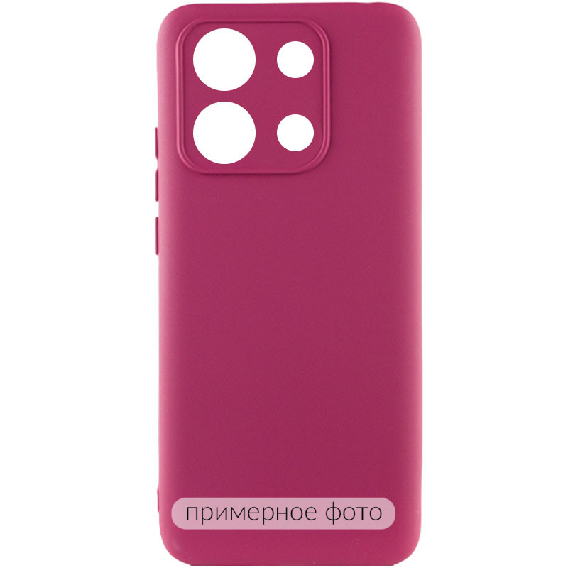 Чехол Silicone Cover Ummi Lakshmi Full Camera (AA) для Xiaomi Redmi A5 / Poco C71 (Бордовый / Marsala)