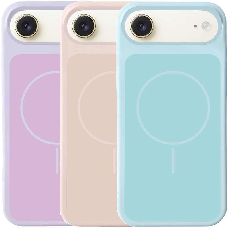 Чехол Silk Duo Color (AA) NO LOGO with Magnetic Fit для Apple iPhone 17 Air (6.5")
