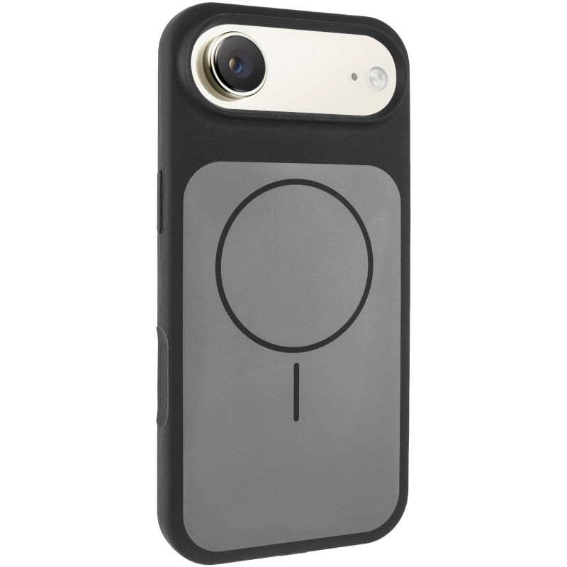 Чехол Silk Duo Color (AA) NO LOGO with Magnetic Fit для Apple iPhone 17 Air (6.5") (Black)