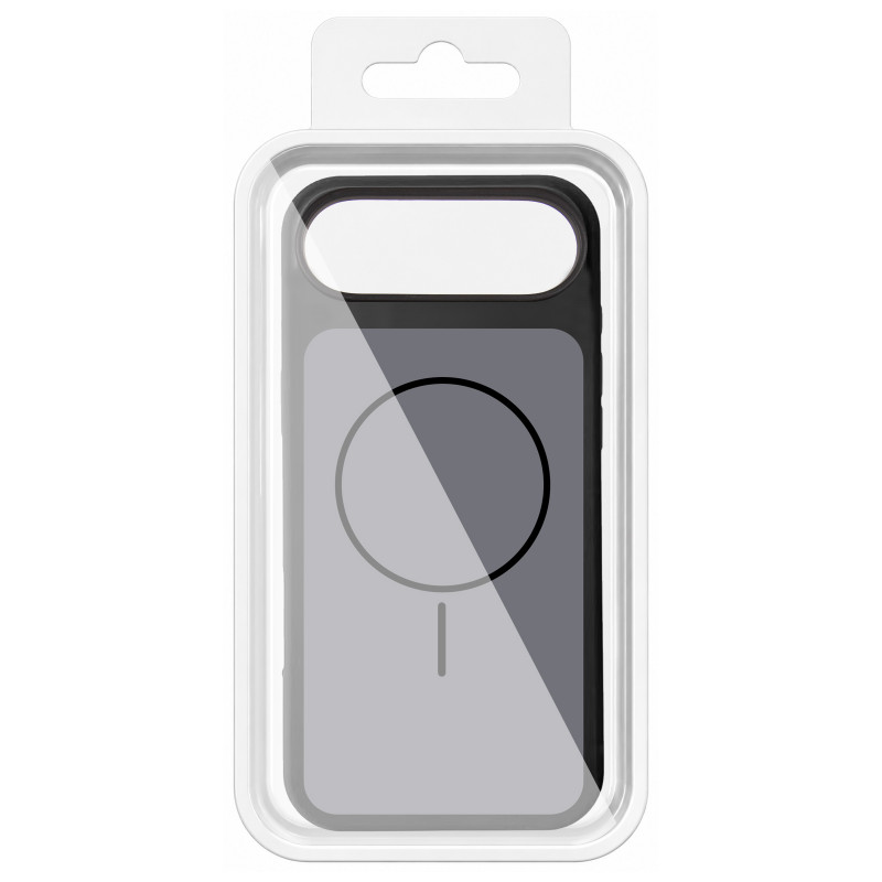 Фото Чехол Silk Duo Color (AA) NO LOGO with Magnetic Fit для Apple iPhone 17 Air (6.5") (Black) на vchehle.ua