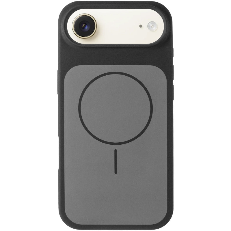 Фото Чехол Silk Duo Color (AA) NO LOGO with Magnetic Fit для Apple iPhone 17 Air (6.5") (Black) в магазине vchehle.ua