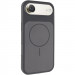 Чехол Silk Duo Color (AA) NO LOGO with Magnetic Fit для Apple iPhone 17 Air (6.5") (Gray)