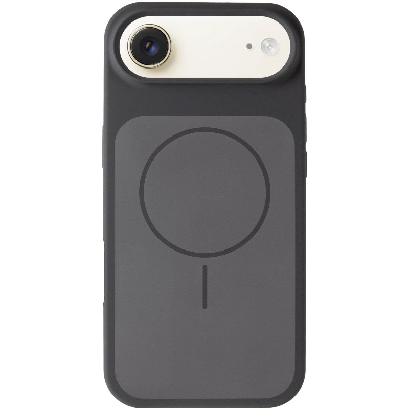 Фото Чехол Silk Duo Color (AA) NO LOGO with Magnetic Fit для Apple iPhone 17 Air (6.5") (Gray) на vchehle.ua