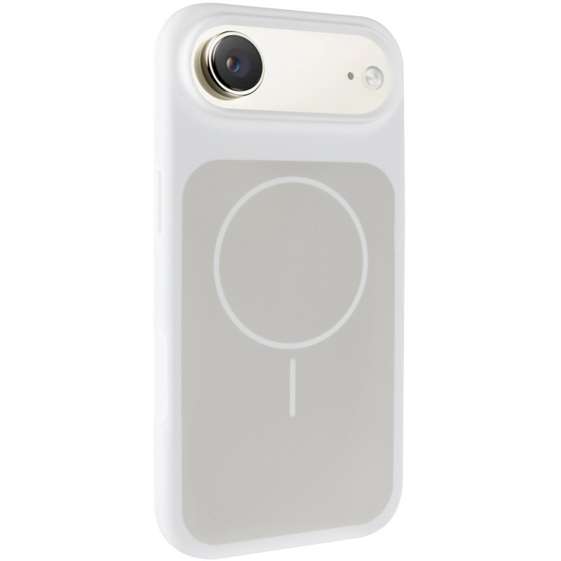 Чехол Silk Duo Color (AA) NO LOGO with Magnetic Fit для Apple iPhone 17 Air (6.5") (White)
