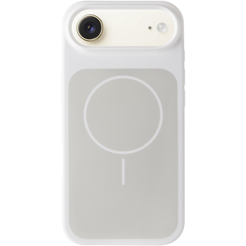 Фото Чехол Silk Duo Color (AA) NO LOGO with Magnetic Fit для Apple iPhone 17 Air (6.5") (White) на vchehle.ua