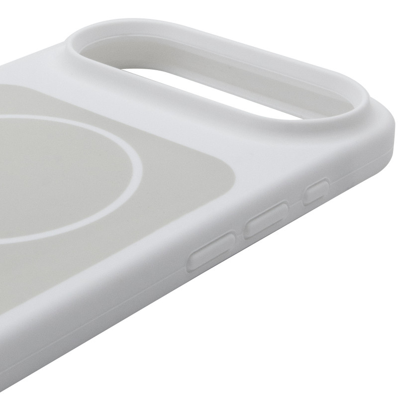 Чехол Silk Duo Color (AA) NO LOGO with Magnetic Fit для Apple iPhone 17 Air (6.5") (White) в магазине vchehle.ua