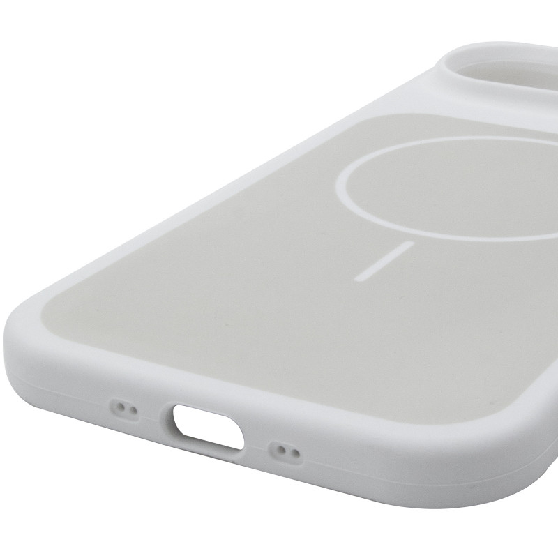 Купить Чехол Silk Duo Color (AA) NO LOGO with Magnetic Fit для Apple iPhone 17 Air (6.5") (White) на vchehle.ua