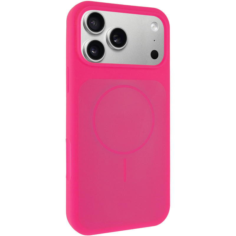 Чохол Silk Duo Color (AA) NO LOGO with Magnetic Fit на Apple iPhone 17 Pro / 18 Pro (6.3") (Barbie Pink)