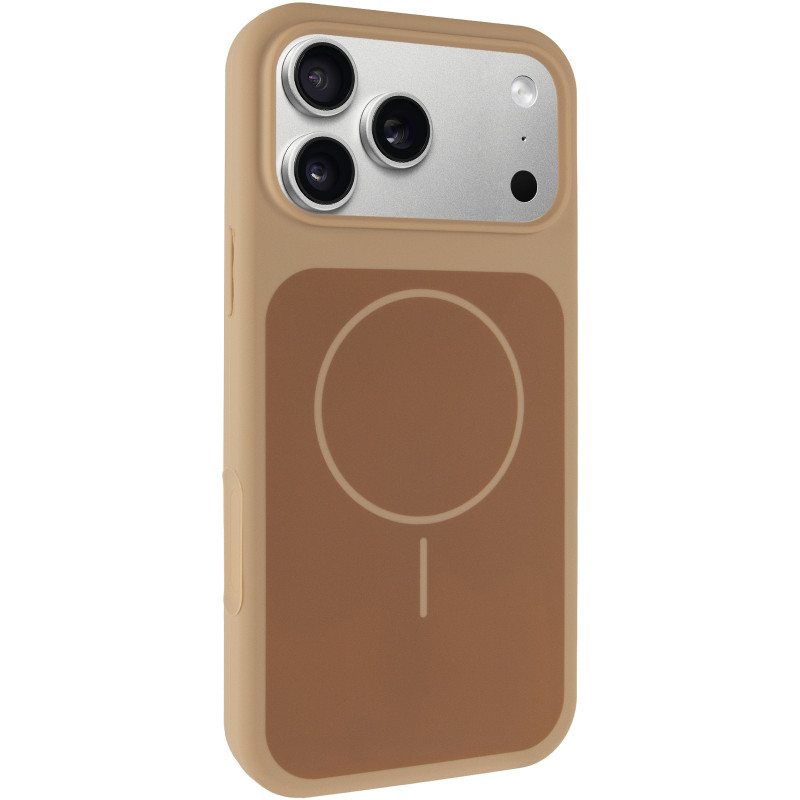 Чохол Silk Duo Color (AA) NO LOGO with Magnetic Fit на Apple iPhone 17 Pro / 18 Pro (6.3") (Desert Gold)