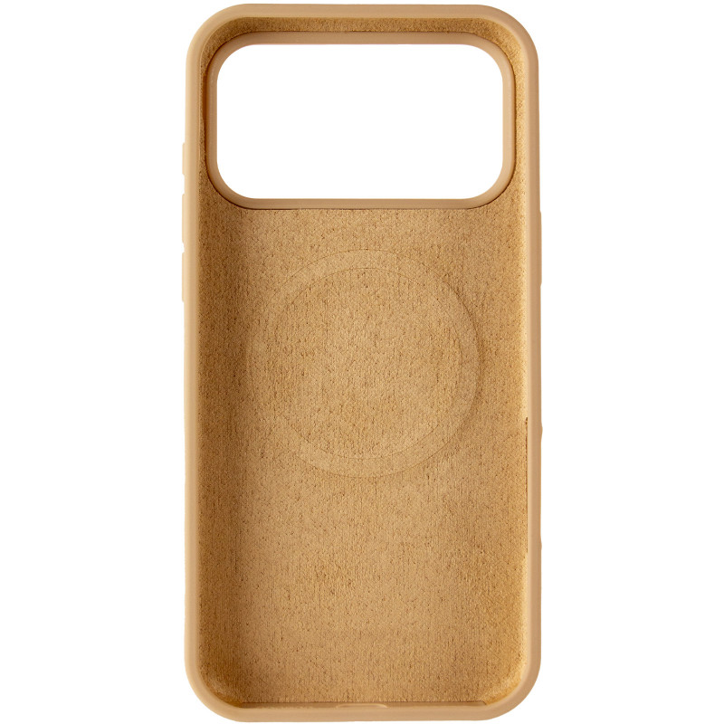 Фото Чохол Silk Duo Color (AA) NO LOGO with Magnetic Fit на Apple iPhone 17 Pro / 18 Pro (6.3") (Desert Gold) в маназині vchehle.ua