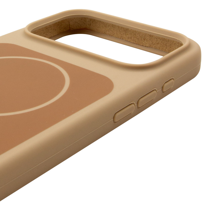 Чохол Silk Duo Color (AA) NO LOGO with Magnetic Fit на Apple iPhone 17 Pro / 18 Pro (6.3") (Desert Gold) в магазині vchehle.ua