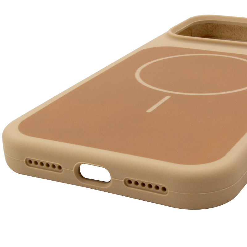 Замовити Чохол Silk Duo Color (AA) NO LOGO with Magnetic Fit на Apple iPhone 17 Pro / 18 Pro (6.3") (Desert Gold) на vchehle.ua