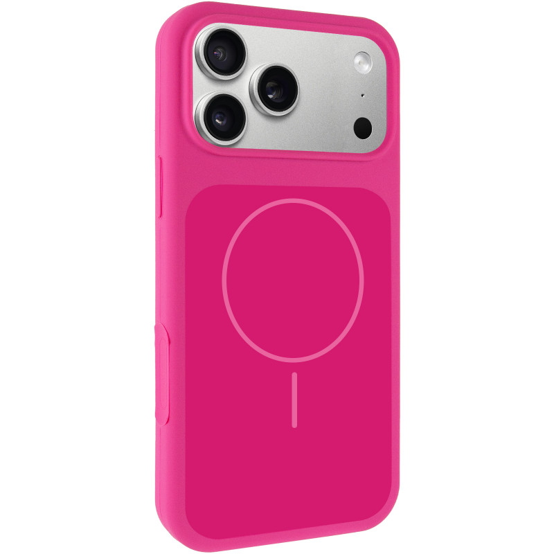 Чохол Silk Duo Color (AA) NO LOGO with Magnetic Fit на Apple iPhone 17 Pro / 18 Pro (6.3") (Dragon Fruit)