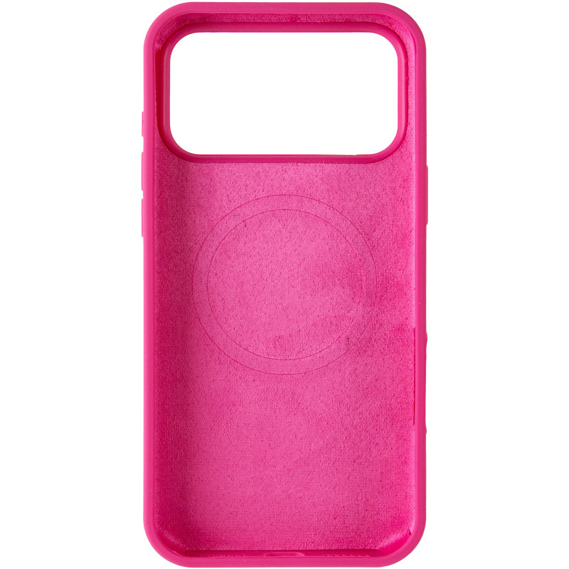 Фото Чохол Silk Duo Color (AA) NO LOGO with Magnetic Fit на Apple iPhone 17 Pro / 18 Pro (6.3") (Dragon Fruit) в маназині vchehle.ua