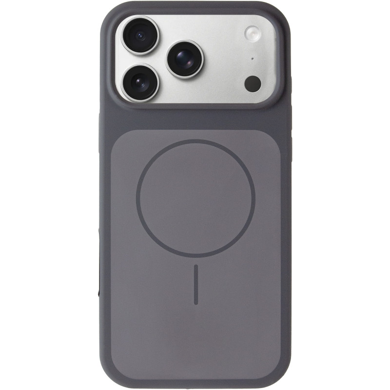Фото Чохол Silk Duo Color (AA) NO LOGO with Magnetic Fit на Apple iPhone 17 Pro / 18 Pro (6.3") (Gray) на vchehle.ua
