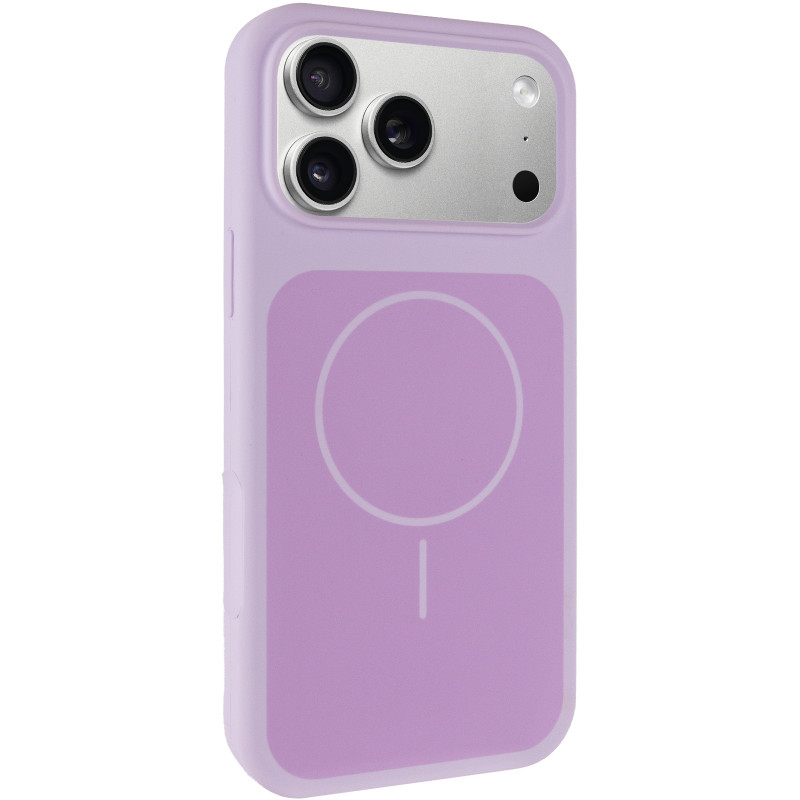 Чохол Silk Duo Color (AA) NO LOGO with Magnetic Fit на Apple iPhone 17 Pro / 18 Pro (6.3") (Lilac)
